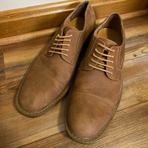 Perry Ellis Casual Lace Oxford Brown Dress Shoes Men’s Size 9